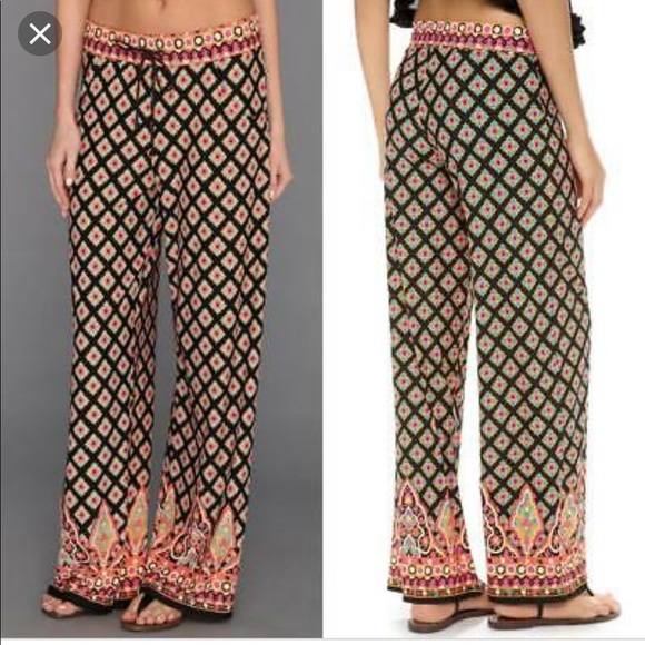 Nanette Lepore Moroccan Medallion Beach Pants - Picture 9 of 9